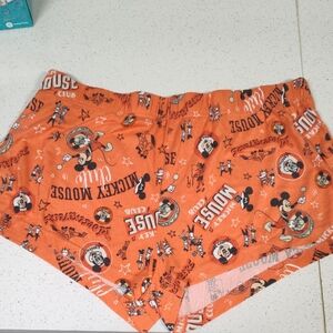 Disney 100 Celebration Mickey Mouse Club Pajama Shorts Size Large